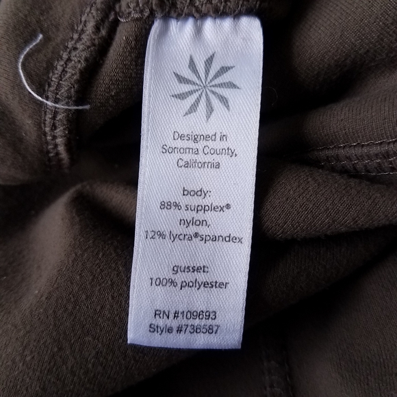 Athleta Taupe Brown Yoga Pants - Picture 5 of 8